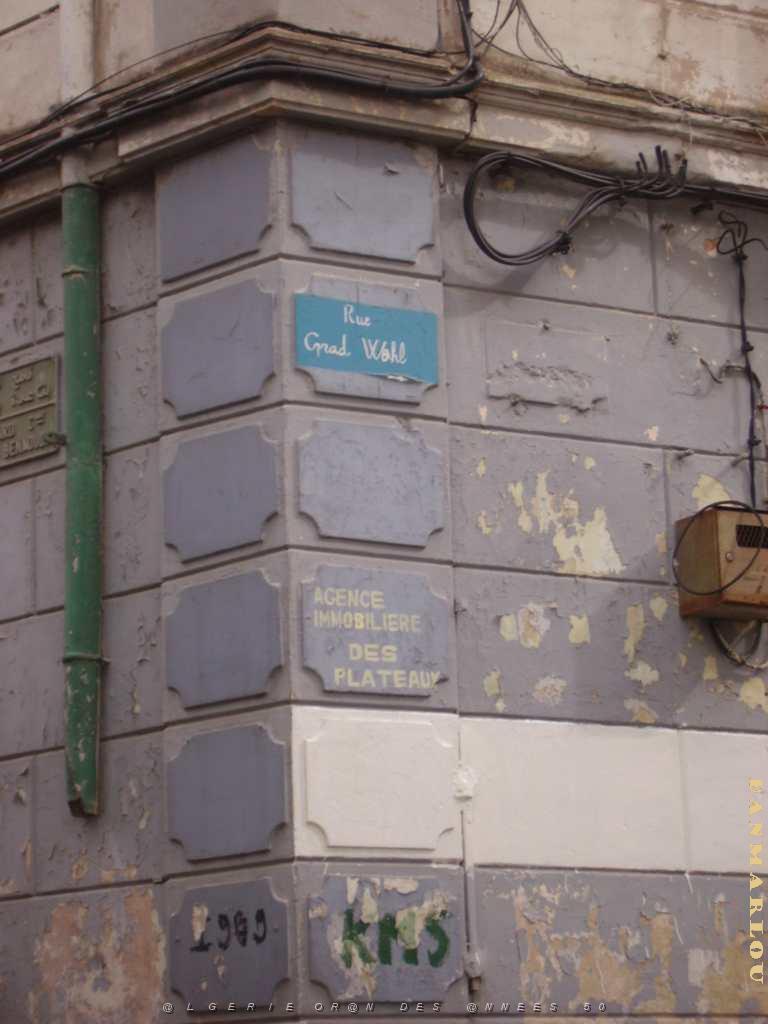 ORAN PLAQUE DE LA RUE GRADWOLH.JPG